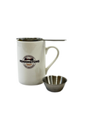 Stainless Steel Long handled tea strainer & bowl